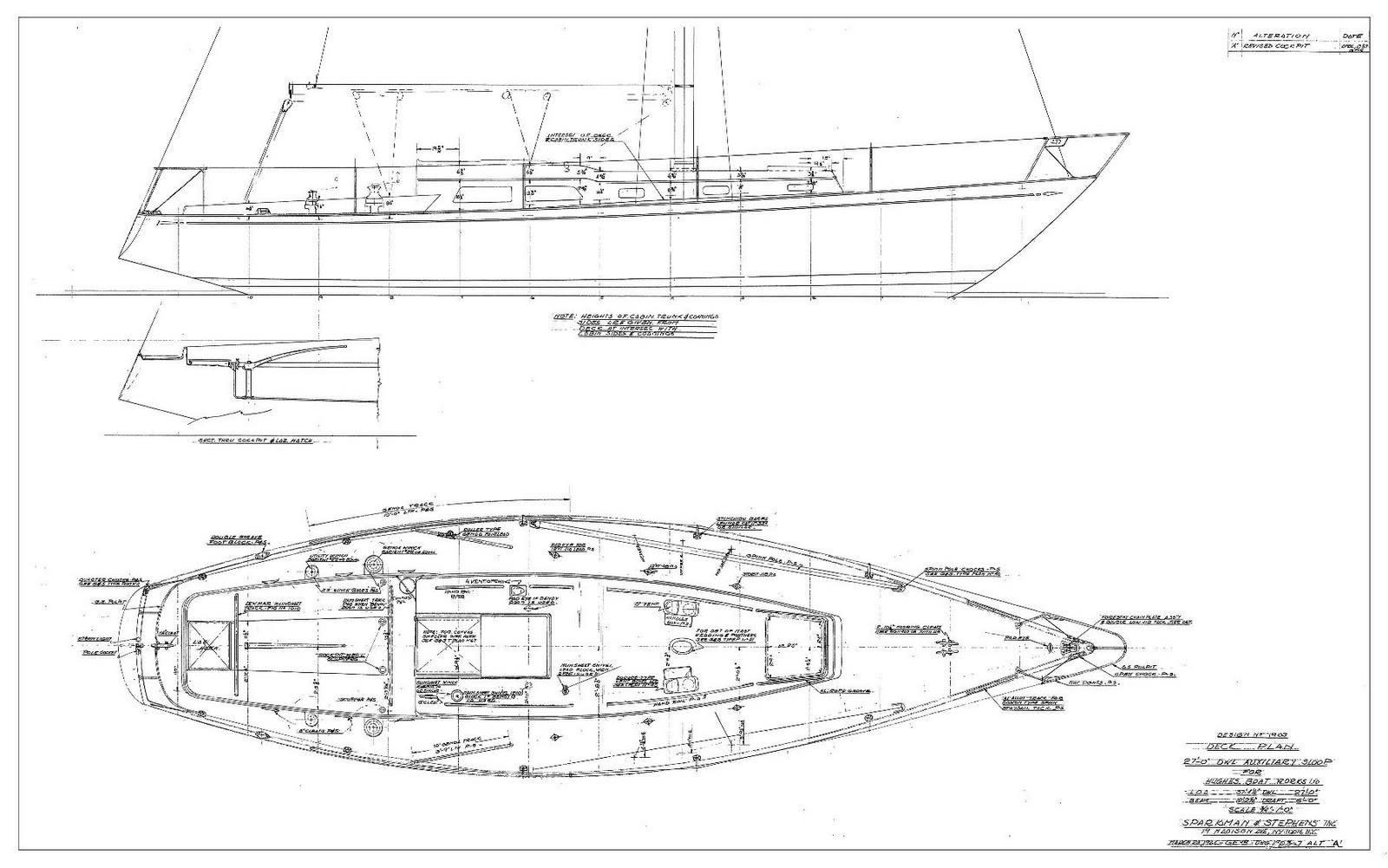 Hughes 38 Deck_Plan